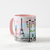 Eiffeltoren Mok geschenk vrouw in parijs (Voorkant links)