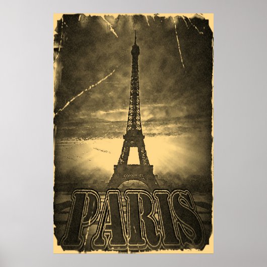  Eiffeltoren Parijs #2 Poster (Voorkant)