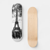 Eiffeltoren Parijs 2 Skateboard (Voorkant)