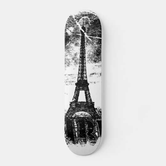 Eiffeltoren Parijs 2 Skateboard (Voorkant)