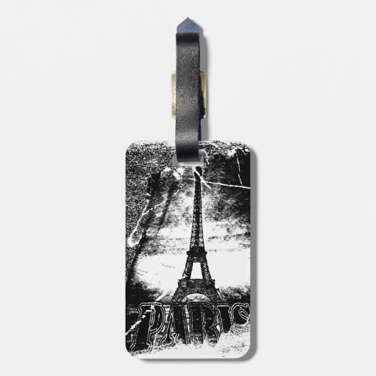  Eiffeltoren Parijs 3 Bagagelabel (Achterkant verticaal)