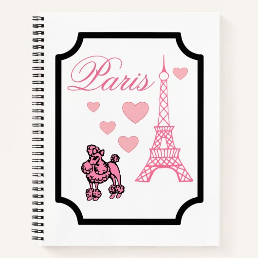 Eiffeltoren Parijs Art Sketchbook Notitieboek (Voorkant)