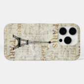 Eiffeltoren Parijs Briefkaart Design Case-Mate iPhone Case (Achterkant (horizontaal))