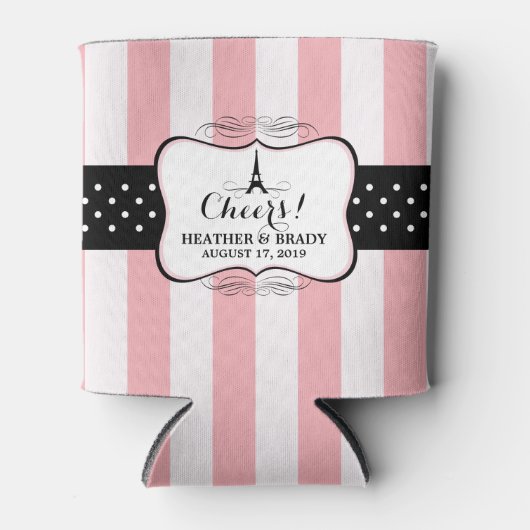 Eiffeltoren Parijs | Bruiloft Blikjeskoeler (Voorkant)