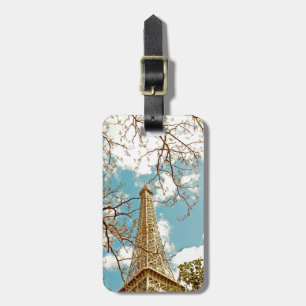 Eiffeltoren Parijs Foto Bagagelabel