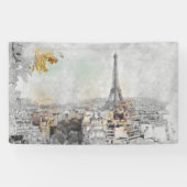 Eiffeltoren Parijs Frankrijk Banner – Elegant Pari (Horizontaal)