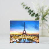 Eiffeltoren | Parijs Frankrijk Briefkaart (Staand voorkant)