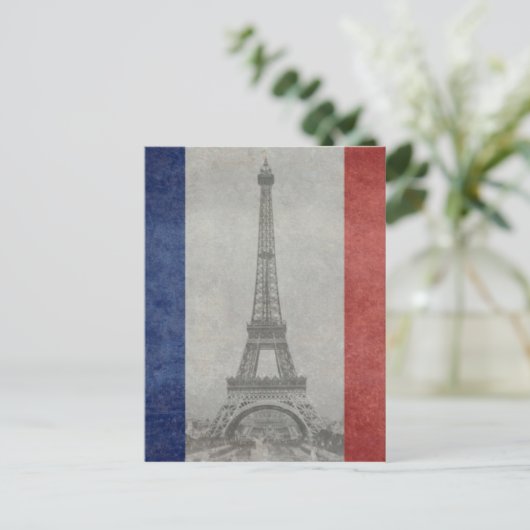 Eiffeltoren, Parijs Frankrijk Briefkaart (Staand voorkant)