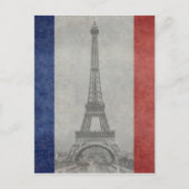 Eiffeltoren, Parijs Frankrijk Briefkaart (Voorkant)