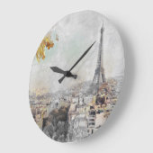 Eiffeltoren. Parijs, Frankrijk Grote Klok (Hoek)