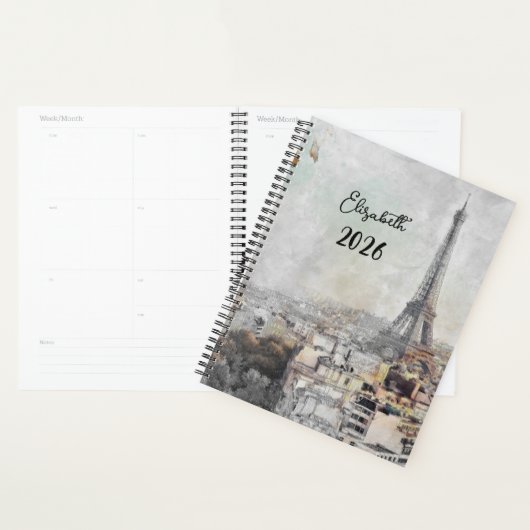 Eiffeltoren Parijs Frankrijk - Inspirated Weekly 2 Planner (Display)