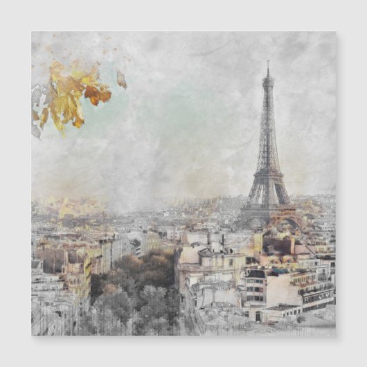 Eiffeltoren Parijs Frankrijk Kunstdruk – iconisch (Voorkant)