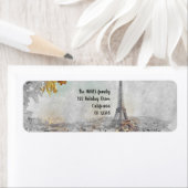 Eiffeltoren Parijs Frankrijk Label – Aanpasbaar (Insitu)