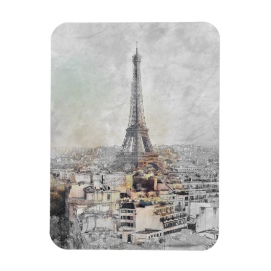 Eiffeltoren. Parijs, Frankrijk Magneet (Verticaal)