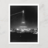 Eiffeltoren, Parijs, Frankrijk, Nacht uitzicht, Vi Briefkaart (Voorkant)