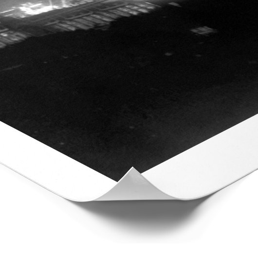 Eiffeltoren, Parijs, Frankrijk, Nachtelijk uitzich Poster (Hoek)