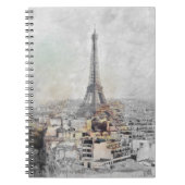 Eiffeltoren. Parijs, Frankrijk Notitieboek (Voorkant)