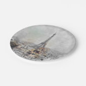 Eiffeltoren Parijs Frankrijk Papier Borden Chic Re Papieren Bordje (Gekanteld)