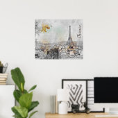 Eiffeltoren. Parijs, Frankrijk Poster (Thuiskantoor)