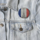Eiffeltoren, Parijs Frankrijk Ronde Button 5,7 Cm (In situ)