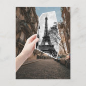 Eiffeltoren Parijs Frankrijk Special FX Briefkaart (Voorkant)