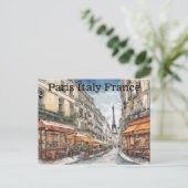 Eiffeltoren Parijs Frankrijk Stadsbeeld Briefkaart (Staand voorkant)