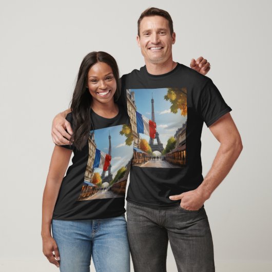 Eiffeltoren - Parijs - Frankrijk T-shirt (Unisex)