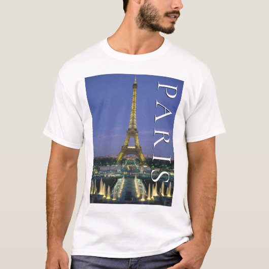 Eiffeltoren | Parijs, Frankrijk T-shirt (Voorkant)
