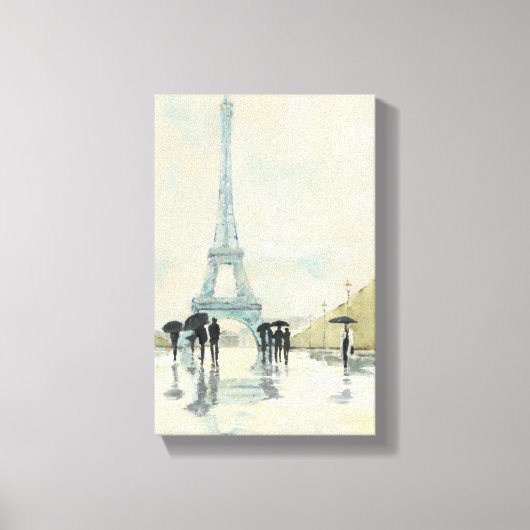 Eiffeltoren | Parijs in de Regering Canvas Afdruk (Voorkant)