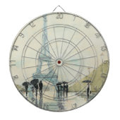 Eiffeltoren | Parijs in de Regering Dartbord (Voorkant)