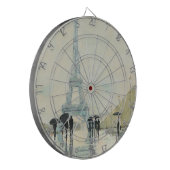 Eiffeltoren | Parijs in de Regering Dartbord (Voorkant Links)