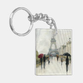 Eiffeltoren | Parijs in de Regering Sleutelhanger (Voorkant Links)