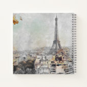 Eiffeltoren Parijs Notitieboek – Vintage Travel (Achterkant)