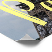 Eiffeltoren Parijs Poster (Hoek)