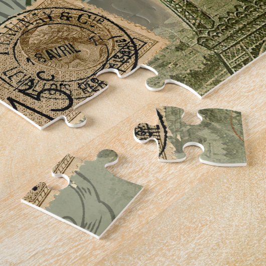  Eiffeltoren Parijs Reiscollage Legpuzzel (Zijkant)