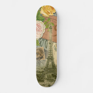  Eiffeltoren Parijs Reiscollage Skateboard