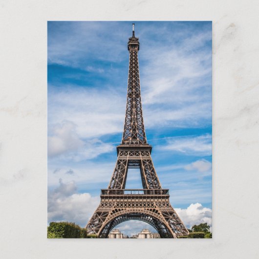 Eiffeltoren Parijs Reizen Briefkaart (Voorkant)