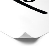 eiffeltoren parijs ROMANTIC COUPLE Poster (Hoek)