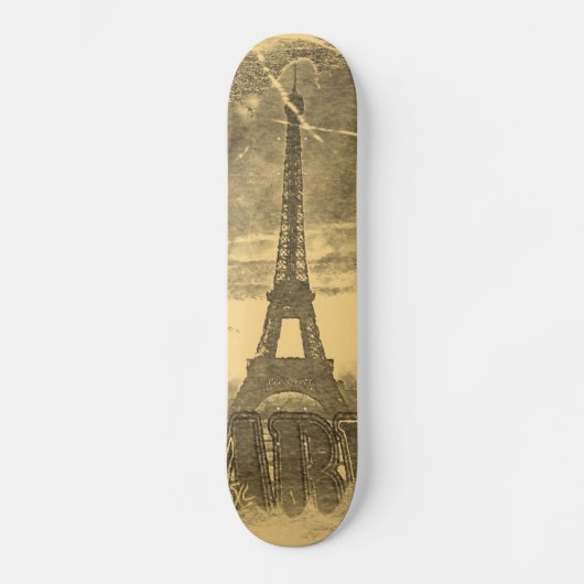 Eiffeltoren Parijs Skateboard (Voorkant)
