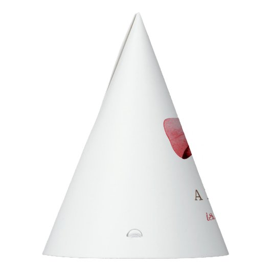 Eiffeltoren Parijs Verjaardag Roze Boog Feesthoedjes (Links)