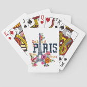 Eiffeltoren Paris Shirt Salut Flowering Paris Fra Pokerkaarten (Achterkant)