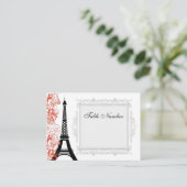 Eiffeltoren plaatsen kaarten Plaatskaartje (Staand voorkant)