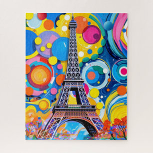 Eiffeltoren Pop Art Legpuzzel