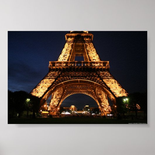 Eiffeltoren Poster (Voorkant)