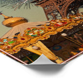 Eiffeltoren Poster (Hoek)