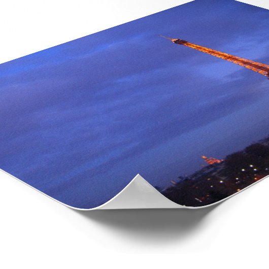 Eiffeltoren Poster (Hoek)