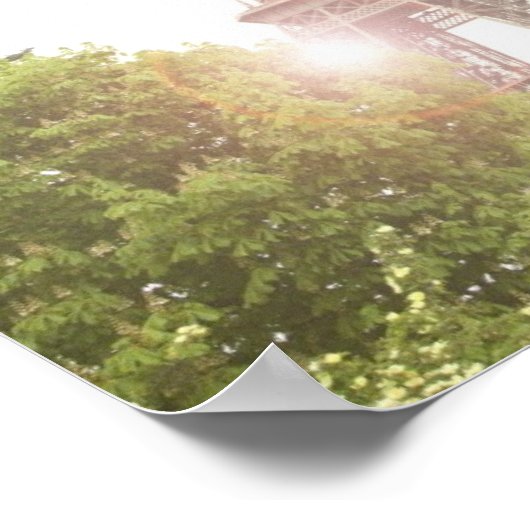 Eiffeltoren Poster (Hoek)