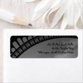 Eiffeltoren retouradreslabels etiket (Insitu)