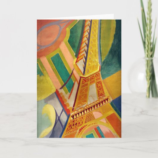 Eiffeltoren | Robert Delaunay Kaart (Voorkant)