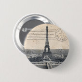  Eiffeltoren Ronde Button 5,7 Cm (Voorkant /achterkant)